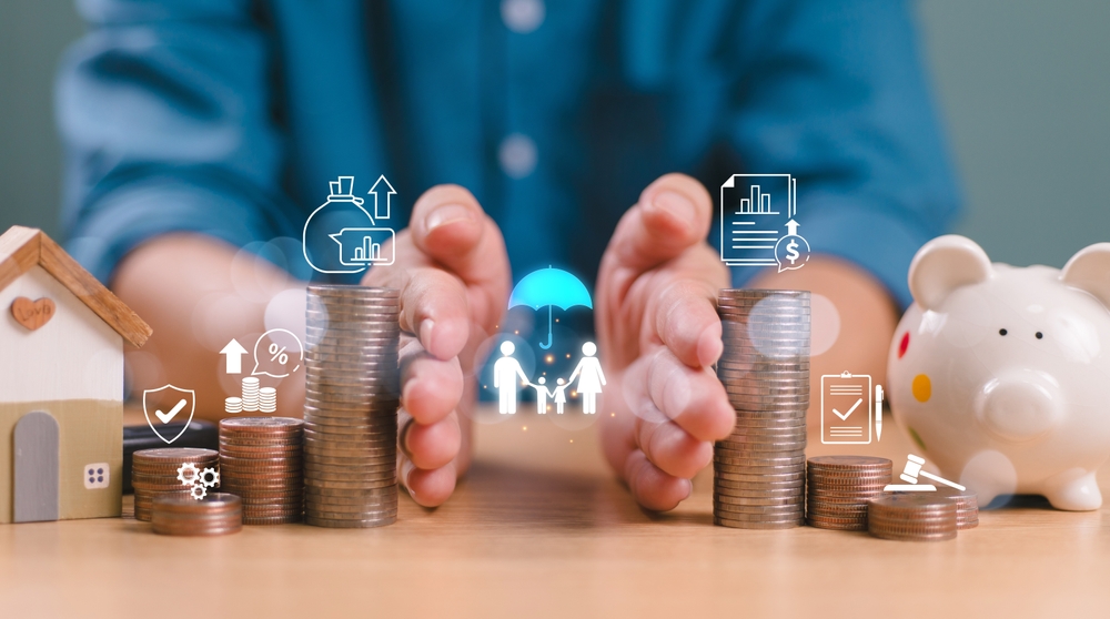 person dividing up money and retirement plans during a divorce