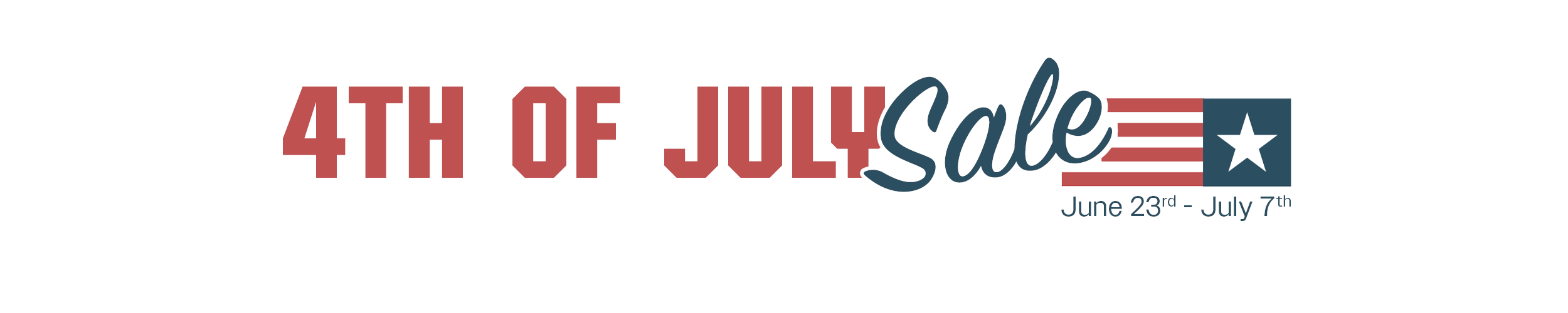 4th of July Sale