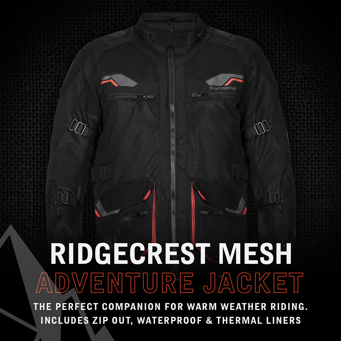 Tourmaster Men's Ridgecrest Mesh Adventure Jacket