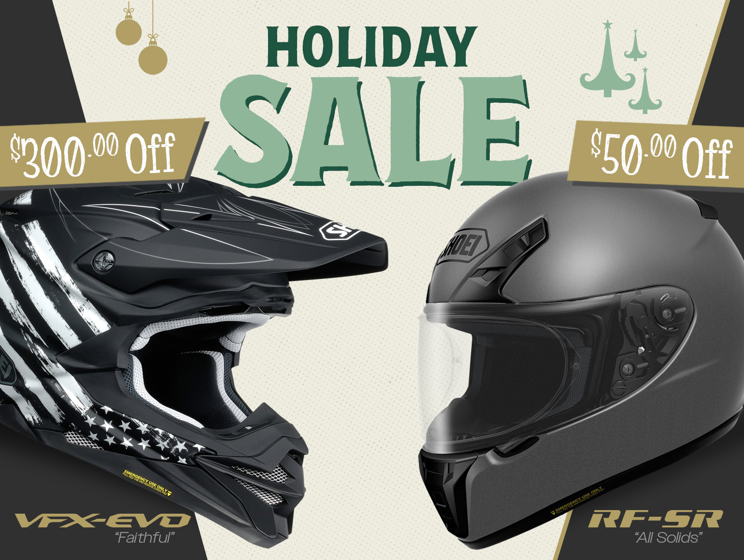 Shoei Holiday Sale