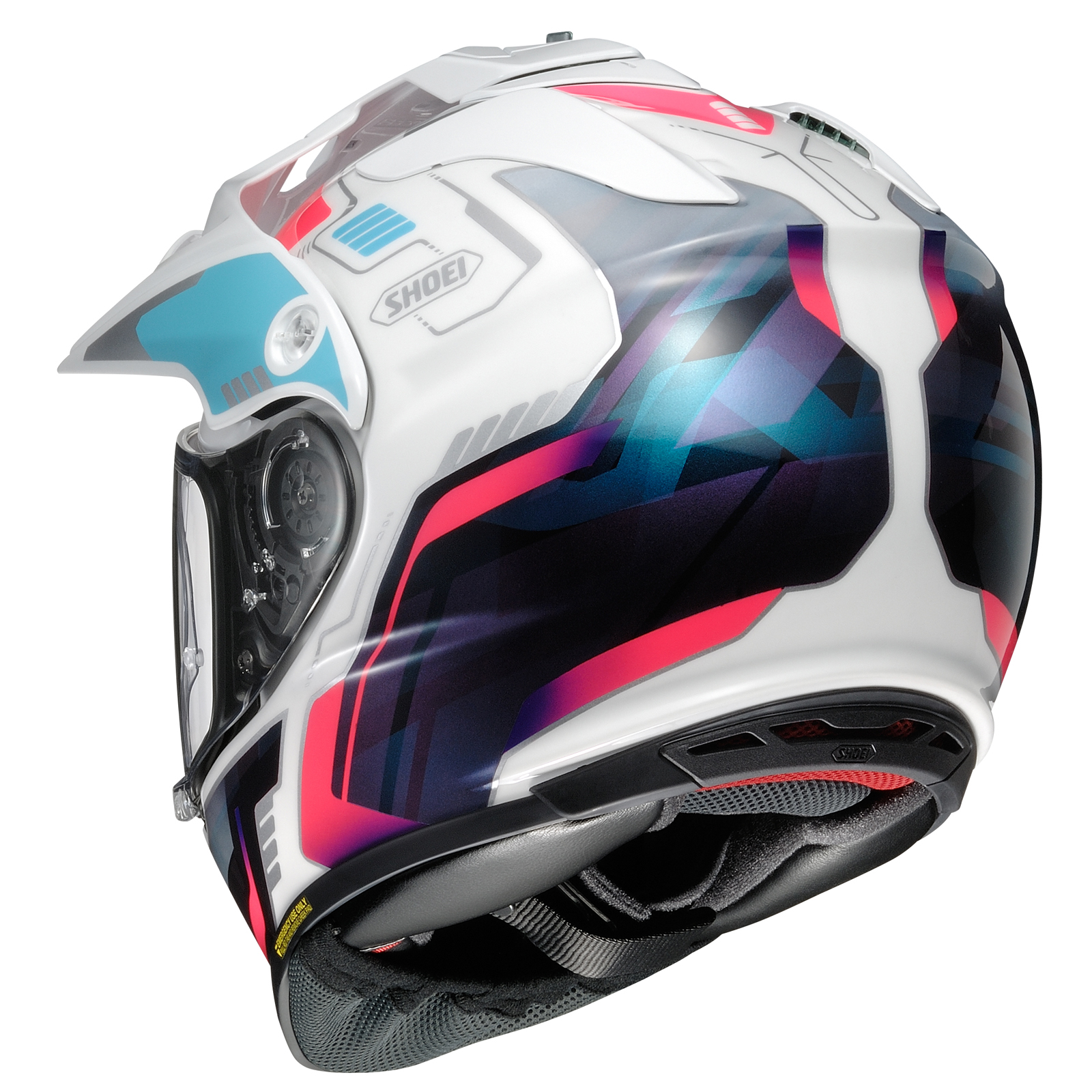CNS-2 Helmet Visor For Hornet X2 & ADV - UV Protection Motorcycle Face Shield In Revo Deep Red