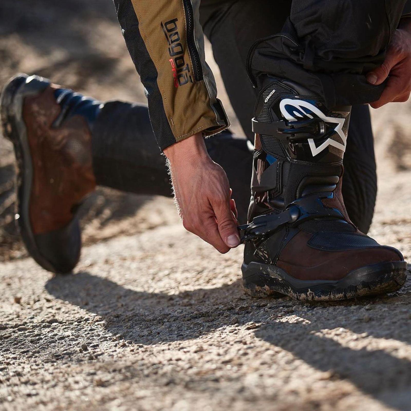 Alpinestars Belize Drystar バイクブーツ US9 Triumph x Alpinestars® Belize DRYSTAR® Boots | Motorcycle Clothing