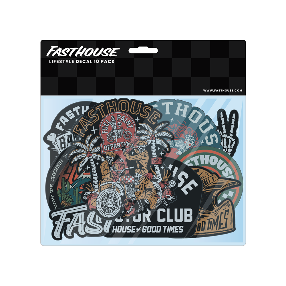 Fasthouse Fall '23 Decal 10Pack Helmet House