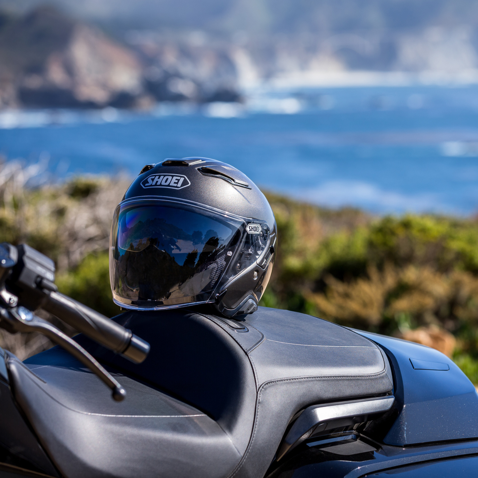 SHOEI J-force4 J-cruise 透明/ブルー 夜間認識　シールド クリアブルー CJ-2 &frasl; J-Cruise &frasl; J-FORCE4 対応品 SHOEI J-force4 J