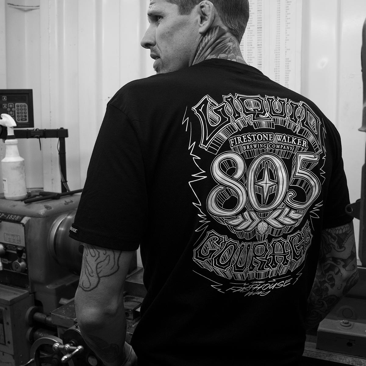 805 Liquid Courage Tee - Helmet House