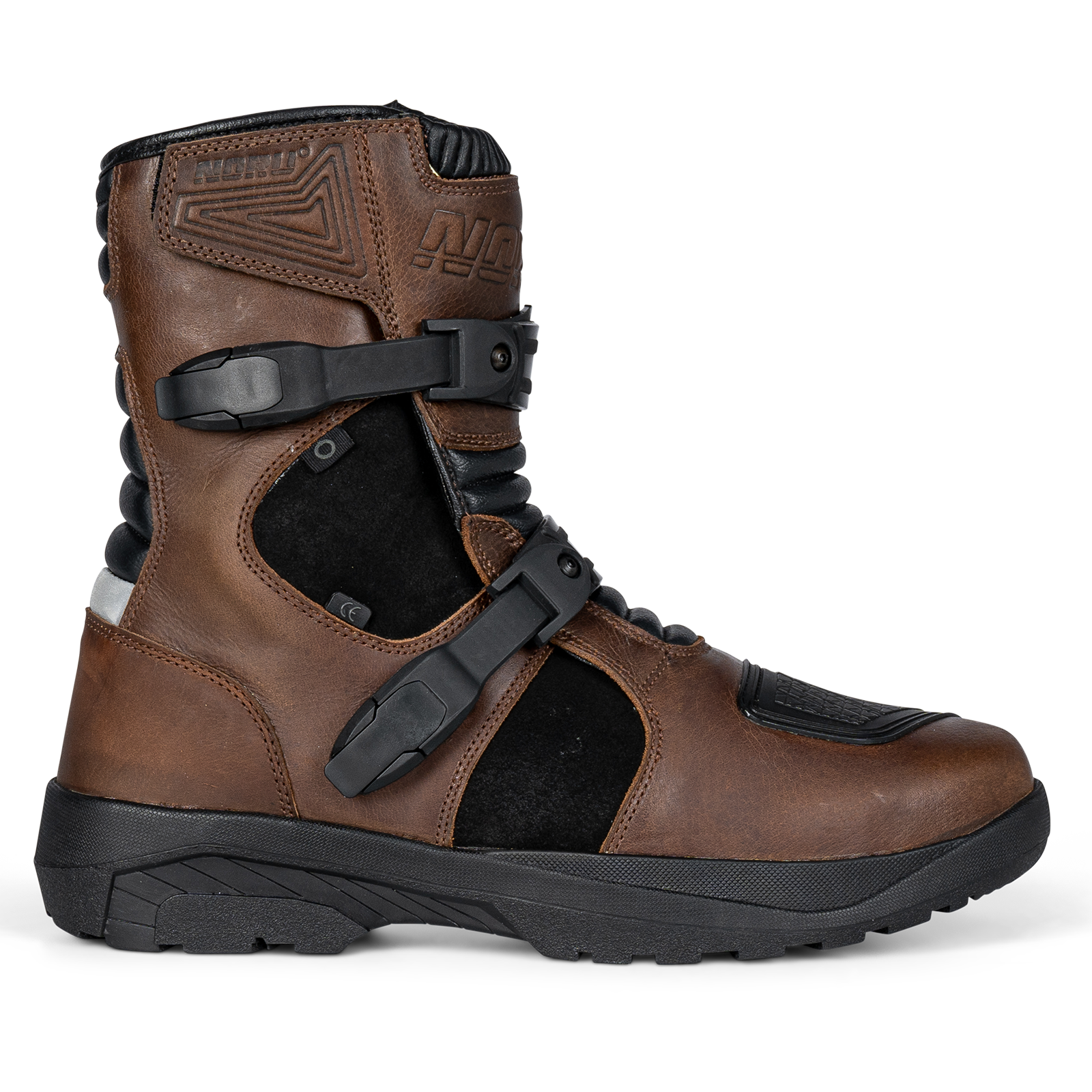 anuke アンヌーク　Round Leather Boots Womens Plus Size 43 Ankle Boots - Nubuck Leather, Lace Up