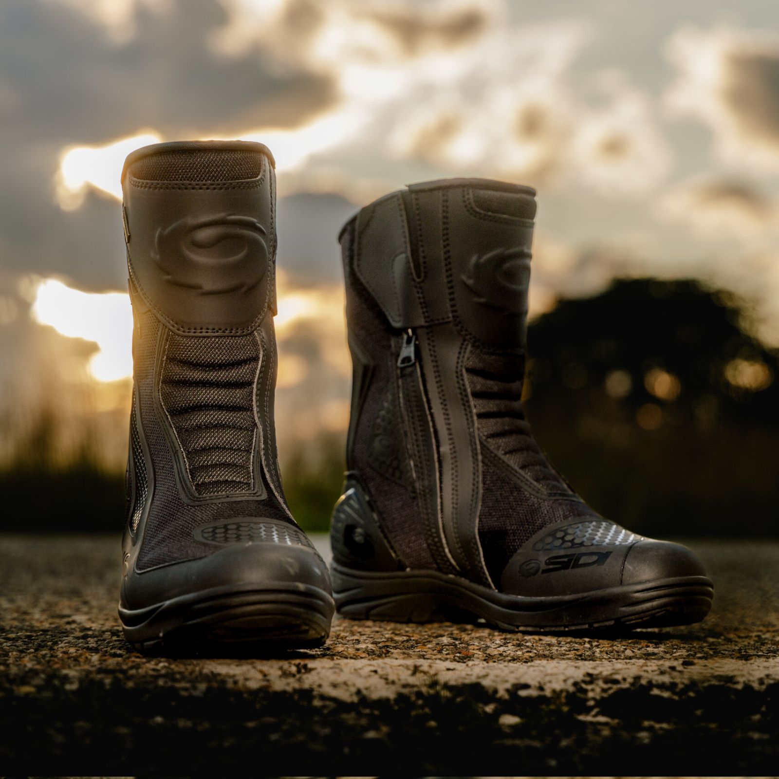未使用級✨シディSidi Aria Gore-Tex ゴアテックス　バイク　黒 SIDI Aria Gore-Tex Boots - RevZilla