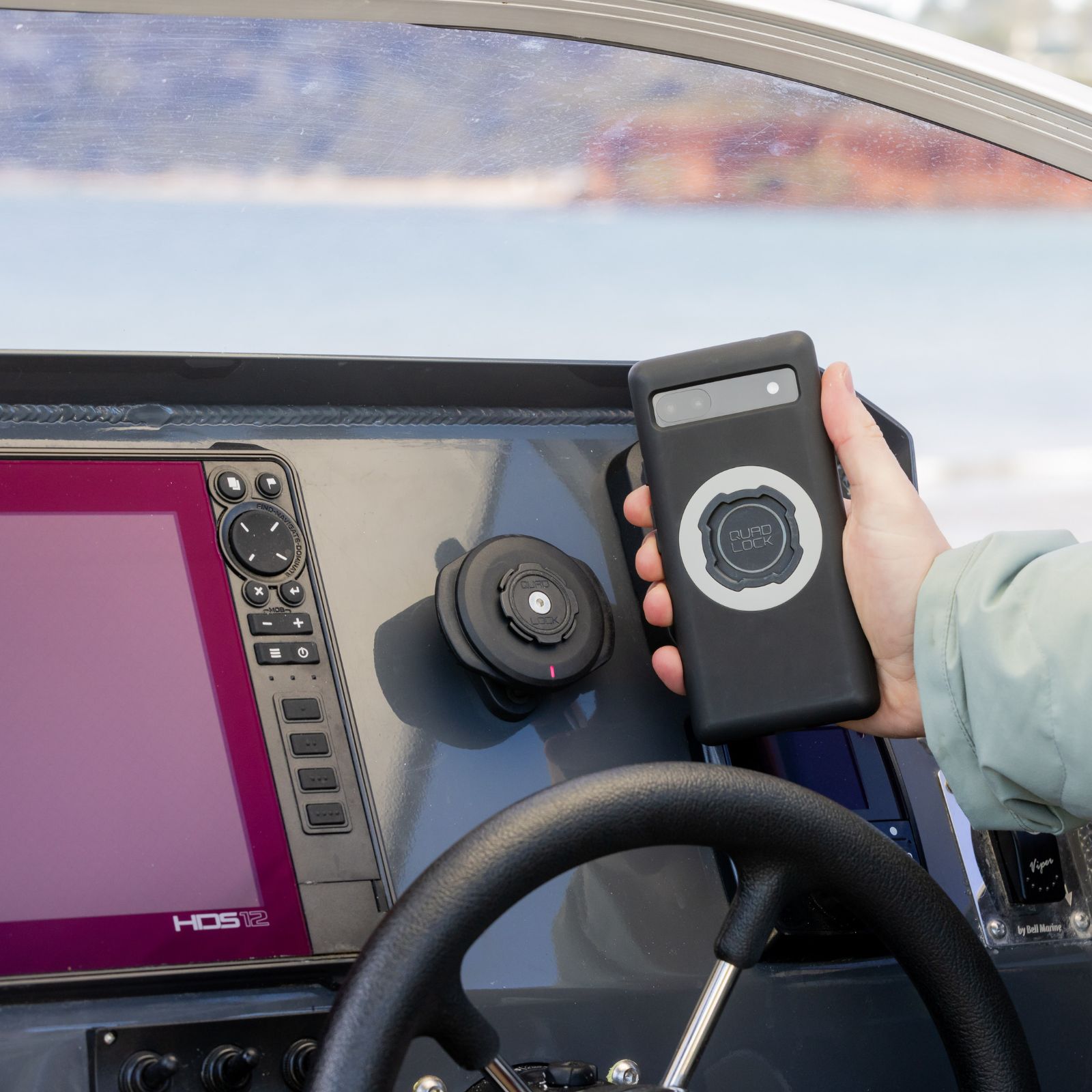 QUADLOCK Wireless Charger 防水 ワイヤレス充電ヘッド 防水 ワイヤレス充電ヘッド クアッドロック