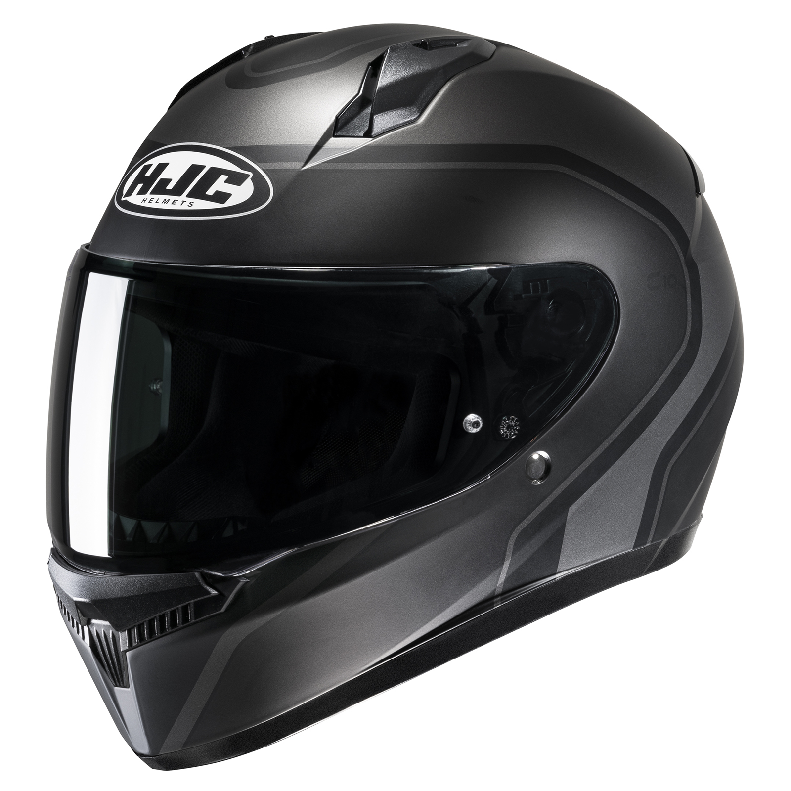 Full Face Motorcycle Helmet HJC C10 Tez  ACU Gold Approved, Red, With  Pinlock Ready Visor Advanced Polycarbonate Shell Helmet