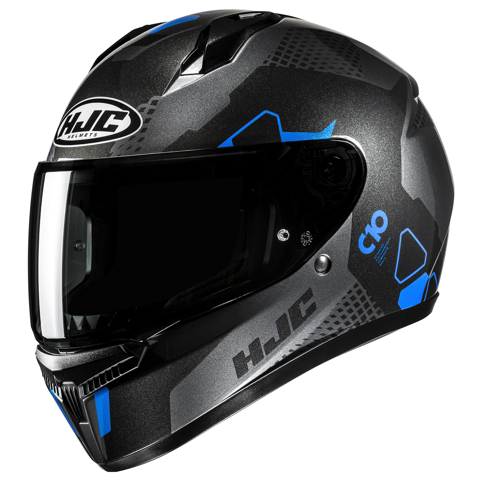 Amazon.com: HJC C10 Solid Full Face Motorcycle Helmet (White