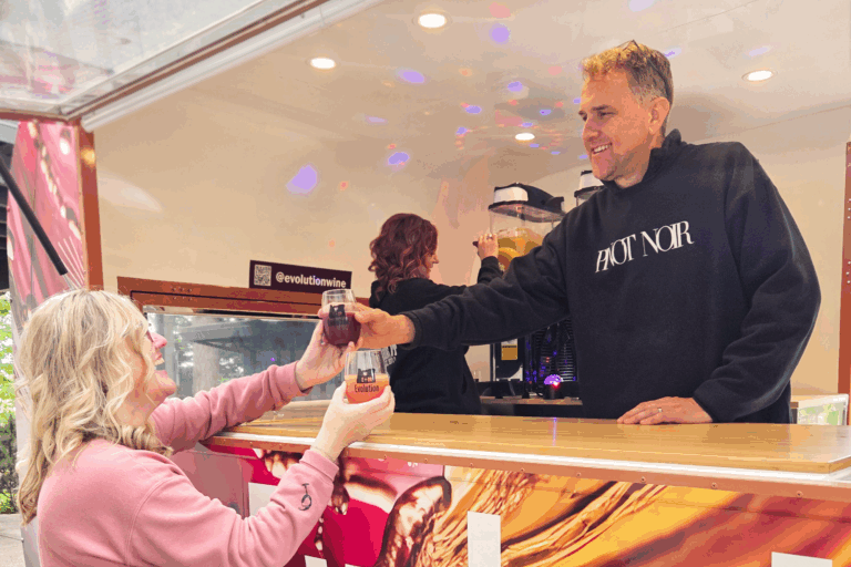 The Evolution Mobile Wine Bar is Available for Private Events