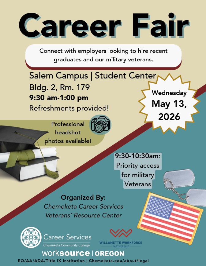 2026-05-13-Chemeketa Career Fair flyer